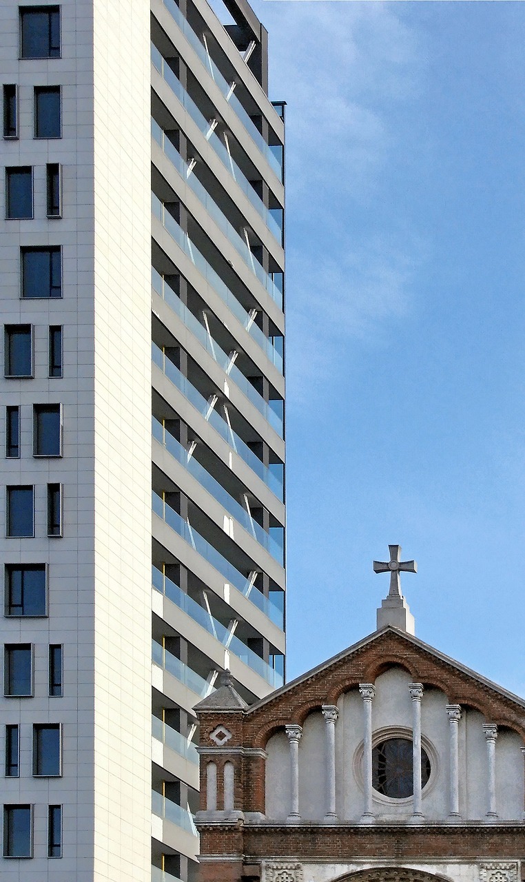 saint joseph catholic cathedral tower building free photo