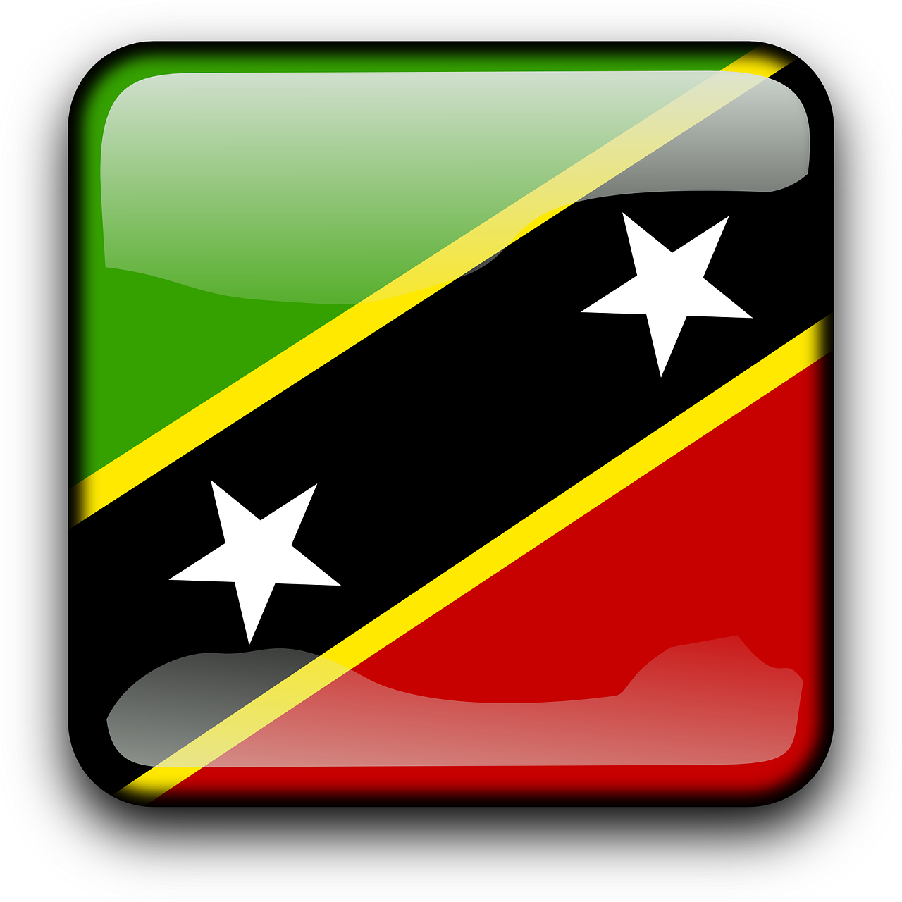 saint kitts and nevis flag country free photo