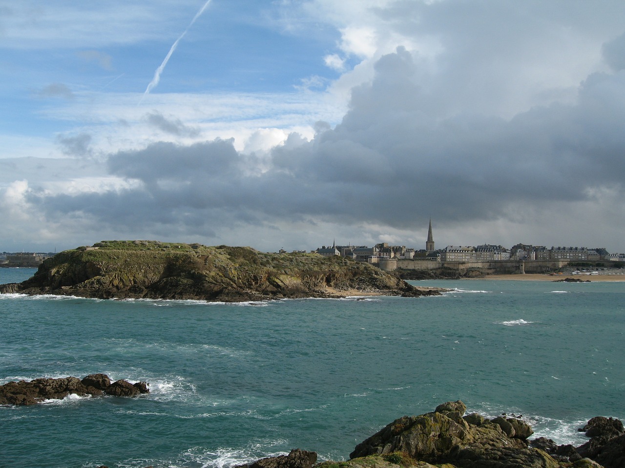 saint malo emerald coast brittany free photo