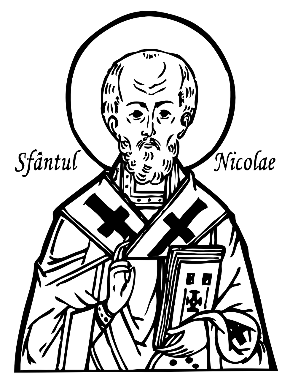 saint nicholas bishop christian free photo
