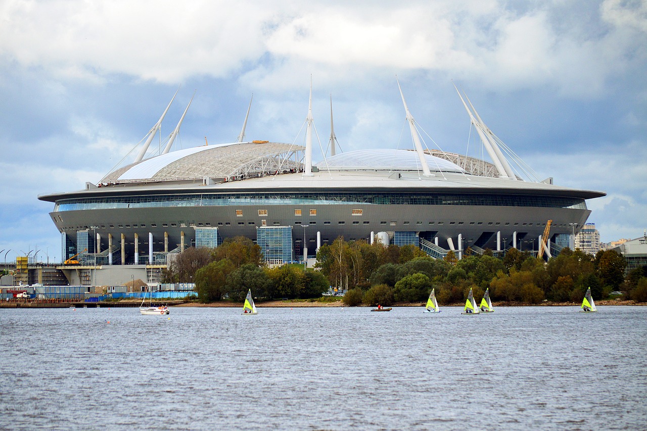 saint petersburg stadium fifa 2018 free photo