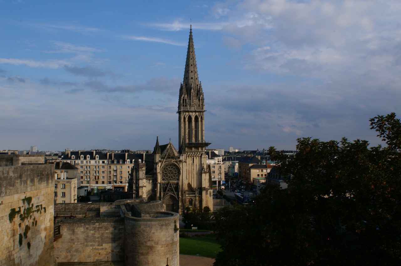 saint-pierre church of caen normandy france free photo