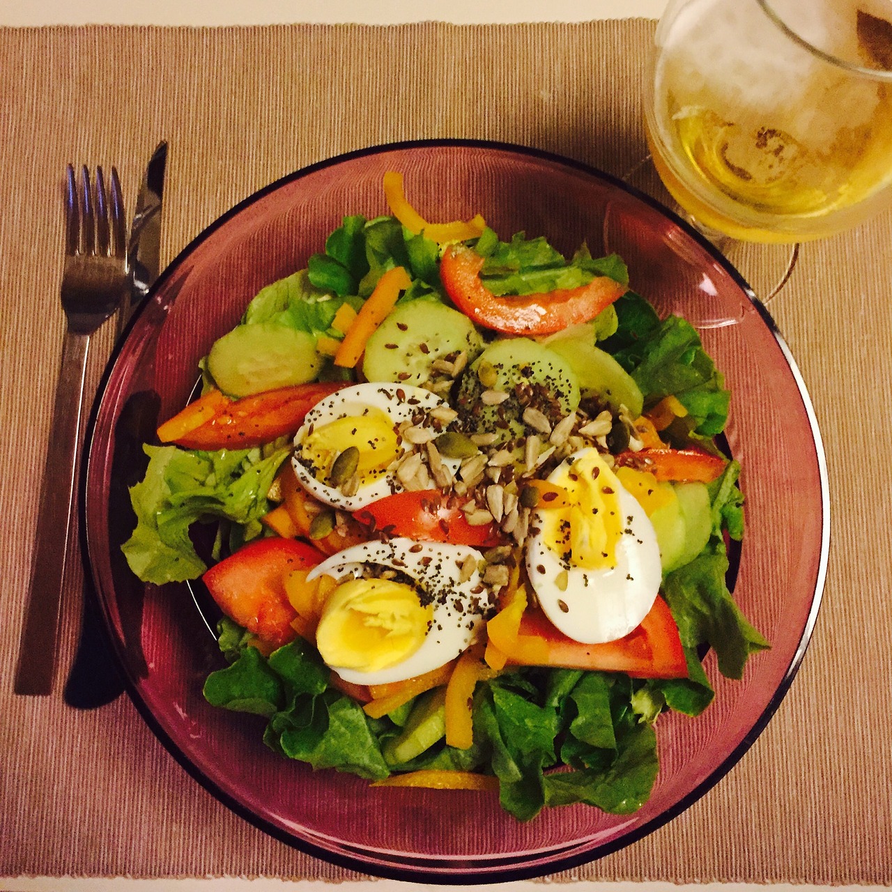 salad beer bio free photo