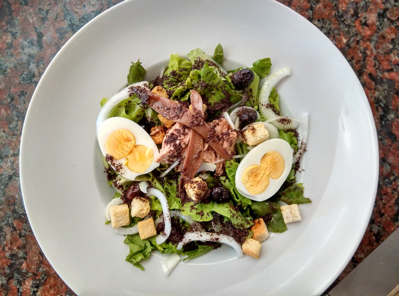 salad tuna egg free photo