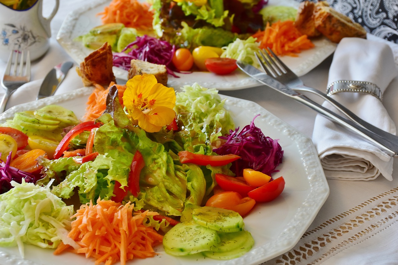salad salad plate plate free photo