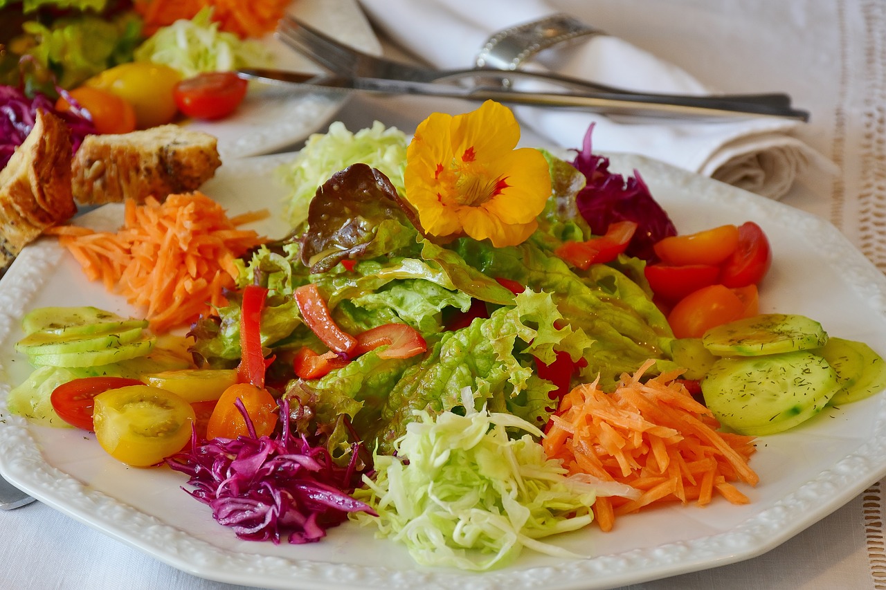 salad salad plate plate free photo