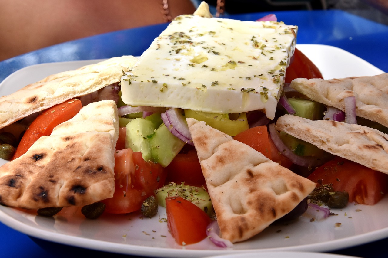 salad  greek  food free photo