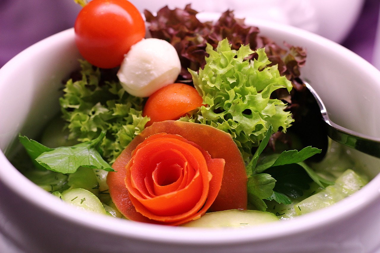 salad  tomato  mozzarella free photo