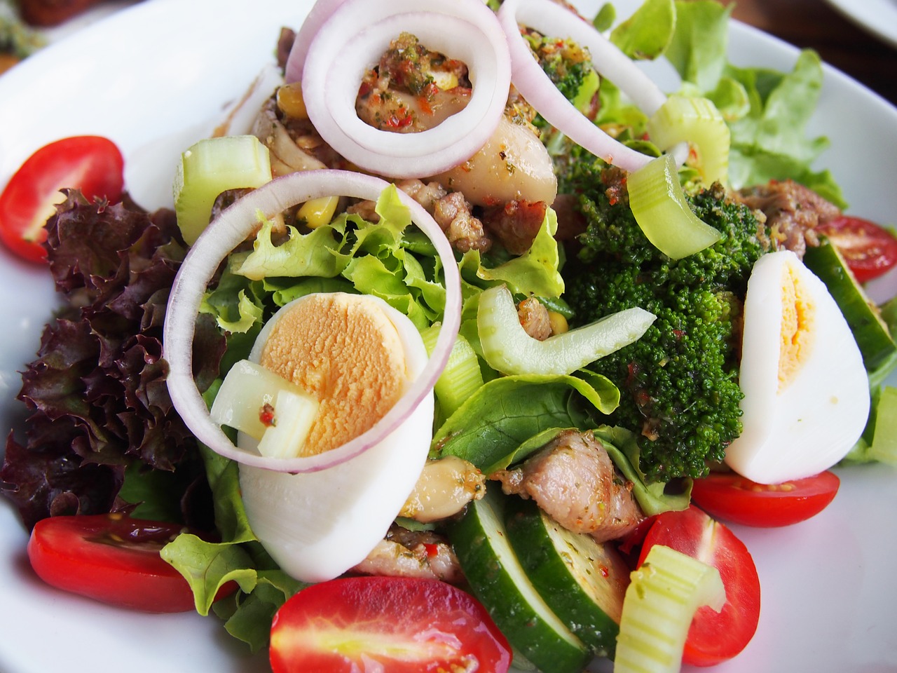 salad vegetables healthy free photo