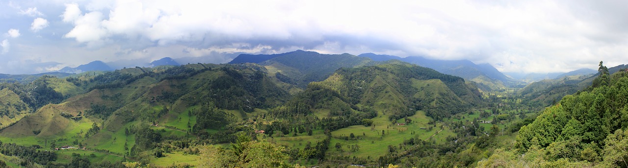 salento panorama colombia free photo