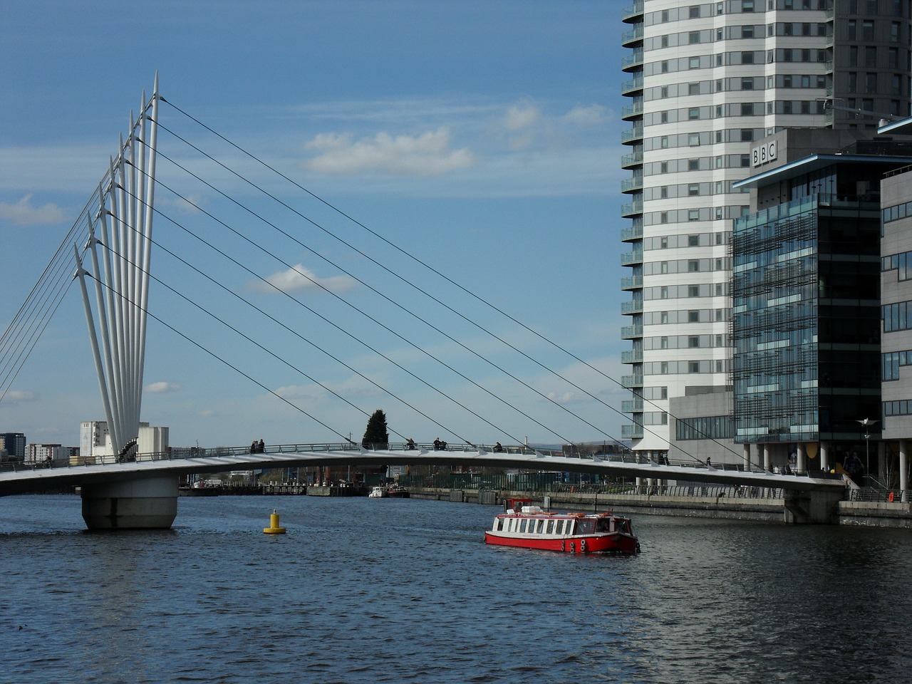 salford quays docklands manchester free photo