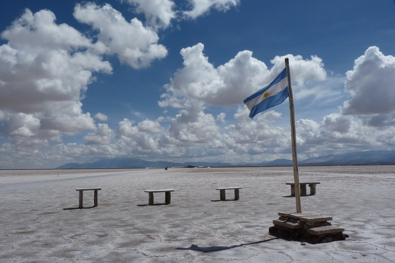 salinas argentine flag free photo