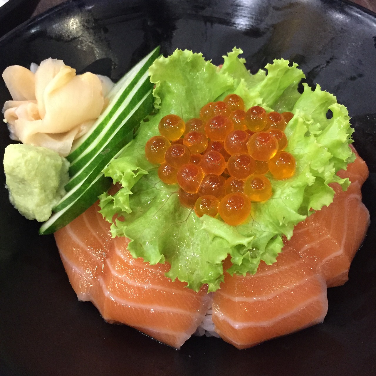 salmon japanese food foodporn free photo
