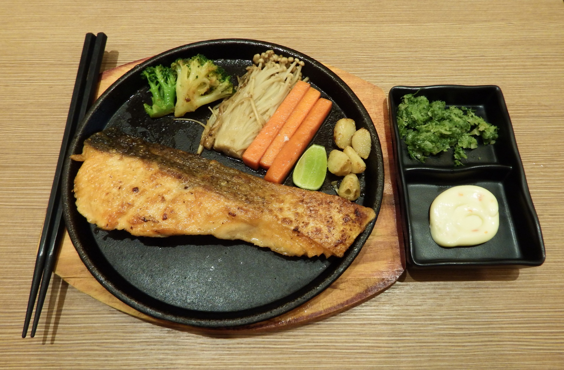 salmon teriyaki japanese free photo