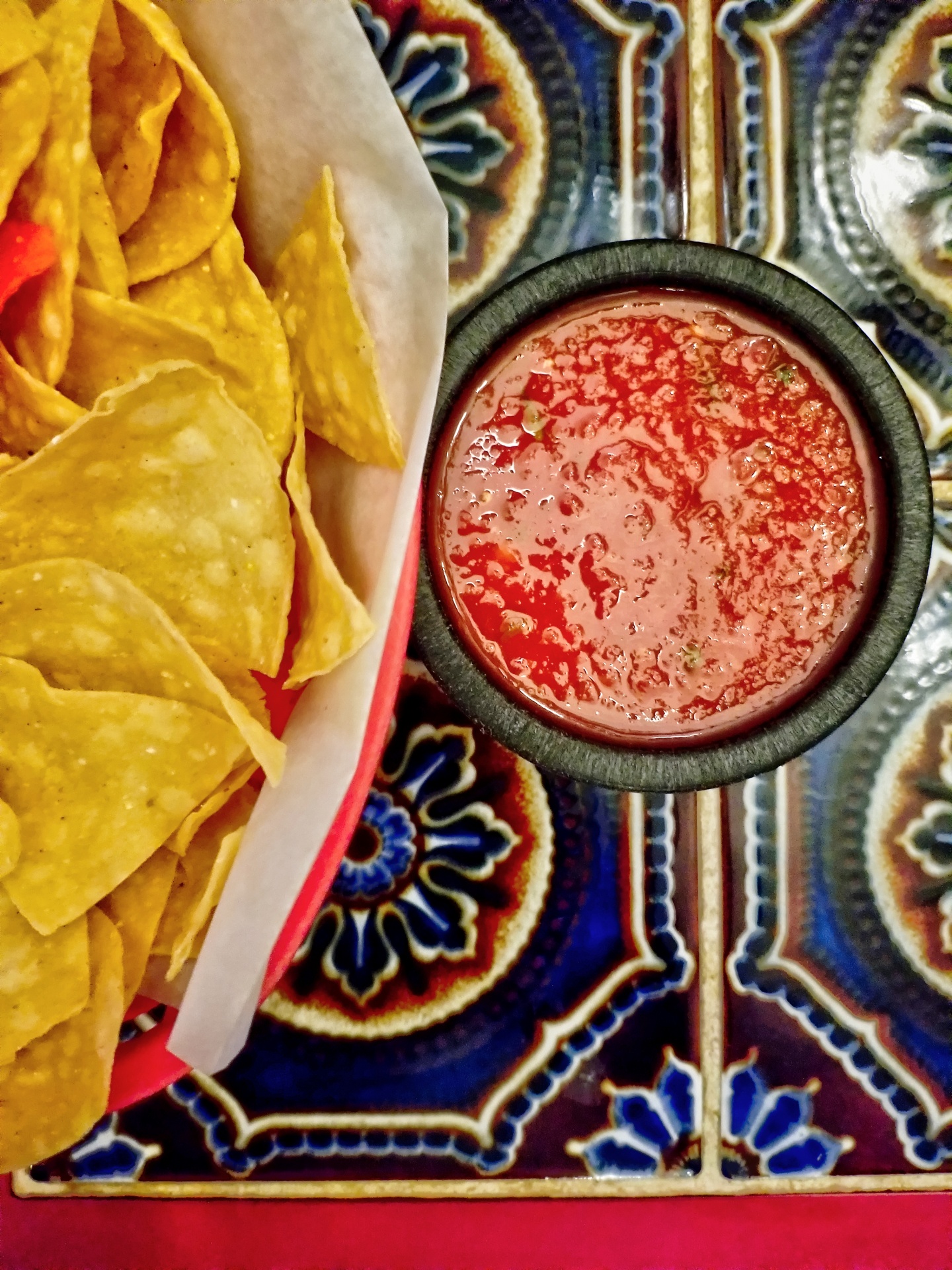salsa chips mexican food free photo