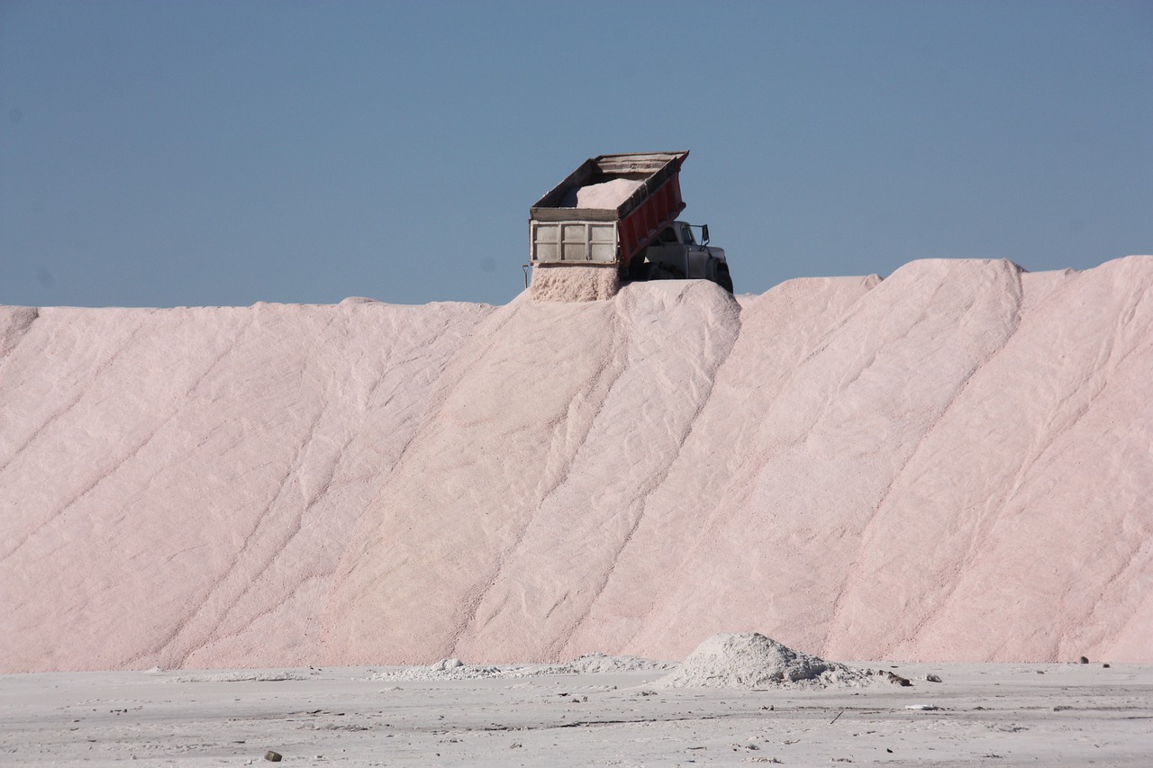 salt  truck  mineral free photo