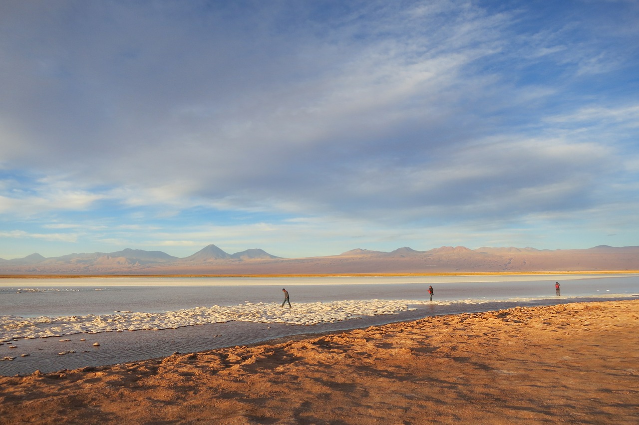 salt lake atacama desert desert free photo