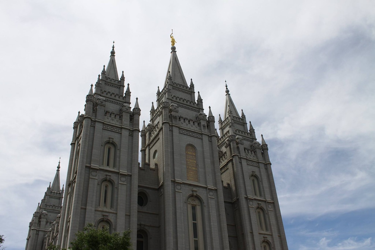 salt lake city temple mormon utah free photo