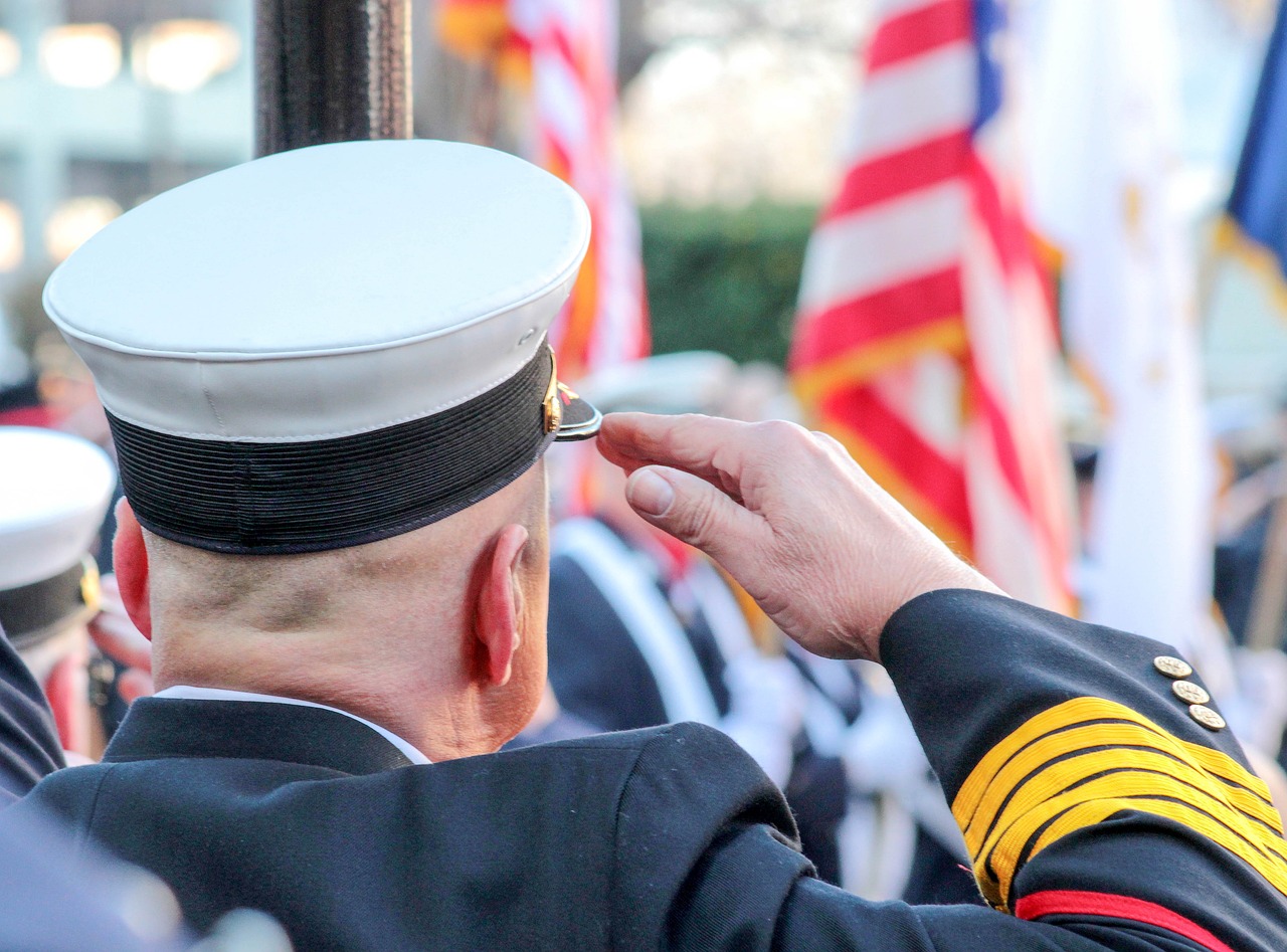 salute hand flag free photo