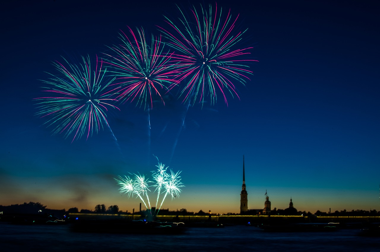 salute  day of the city  in the sky free photo