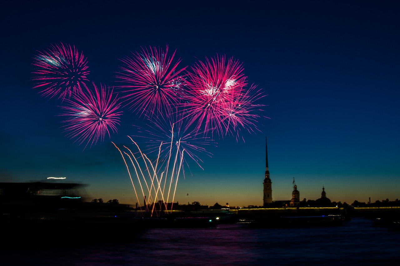 salute  day of the city  in the sky free photo