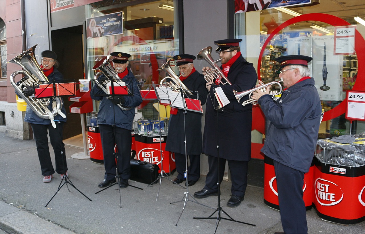 salvation army christmas music music band free photo