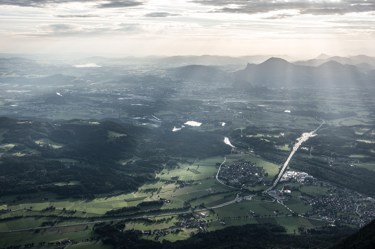 salzburg morning sun mood free photo