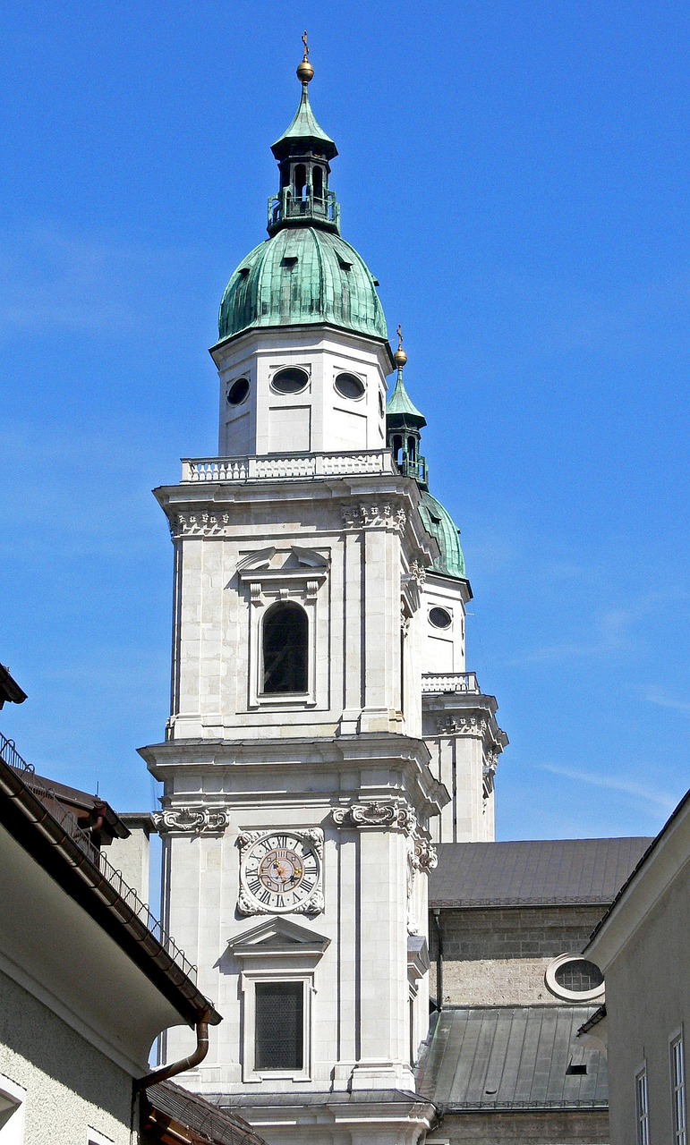 salzburg dom dom' church tower free photo