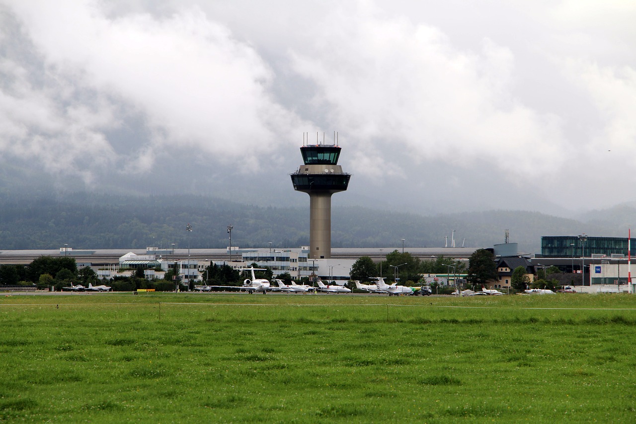 salzburg airport aviation free photo