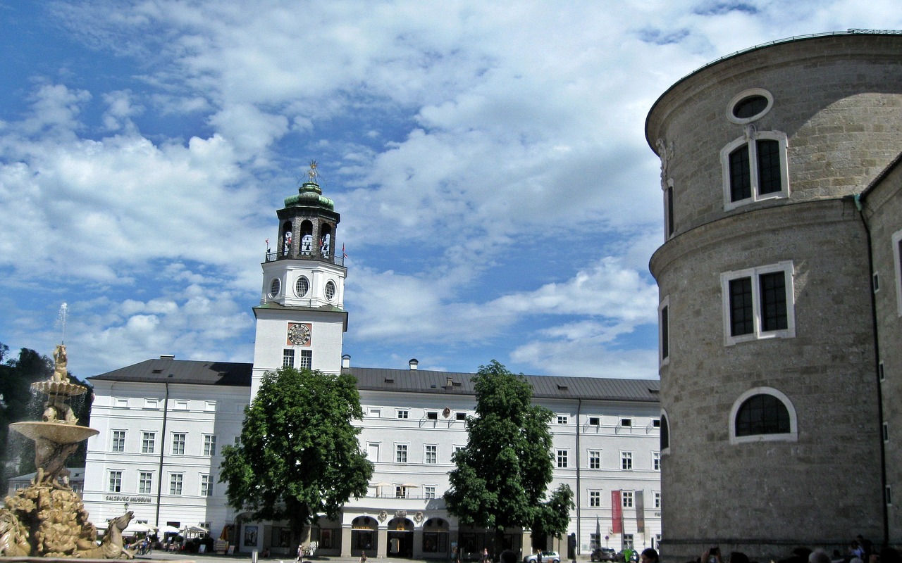 salzburg square tower free photo