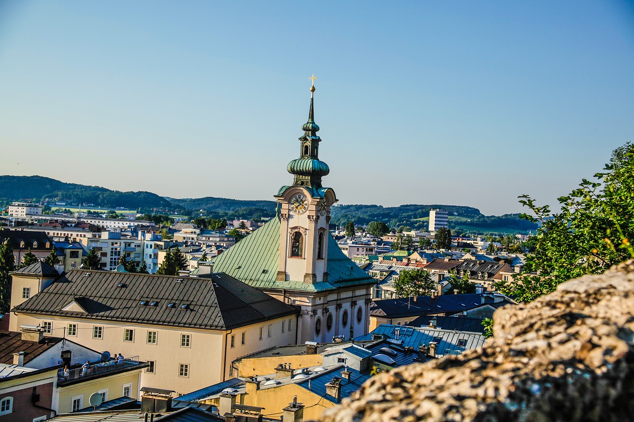 salzburg  castle  landscape free photo