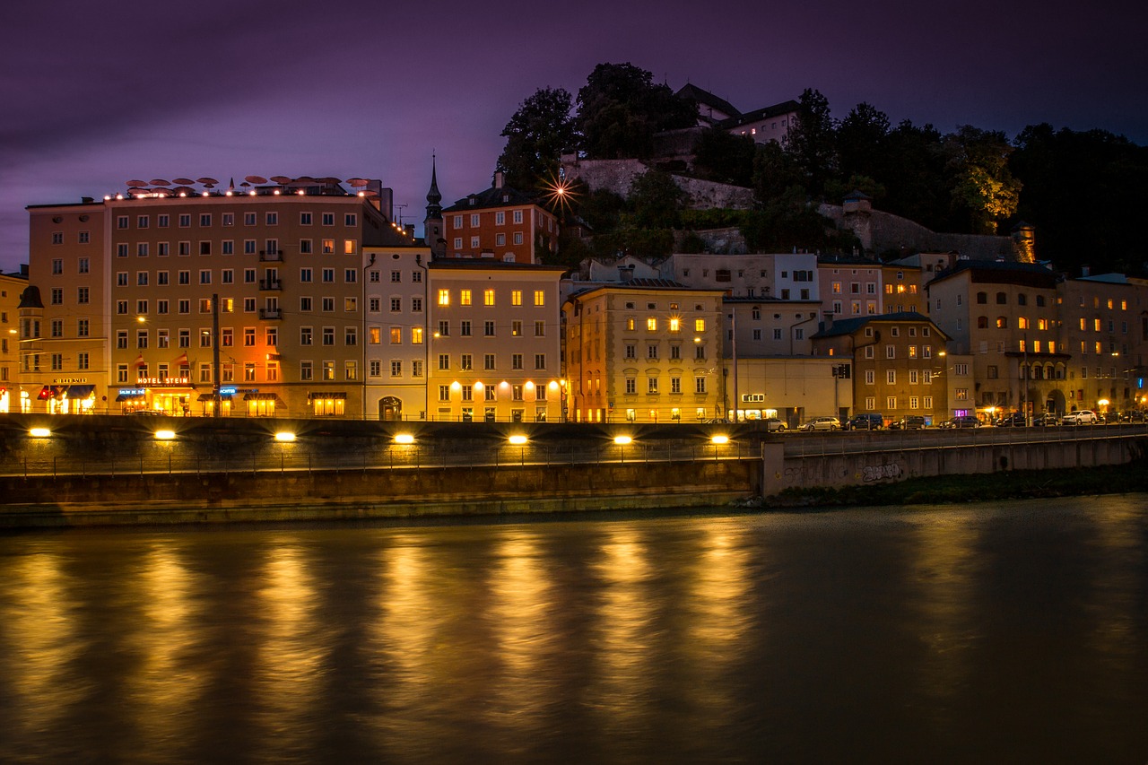 salzburg salzach river free photo