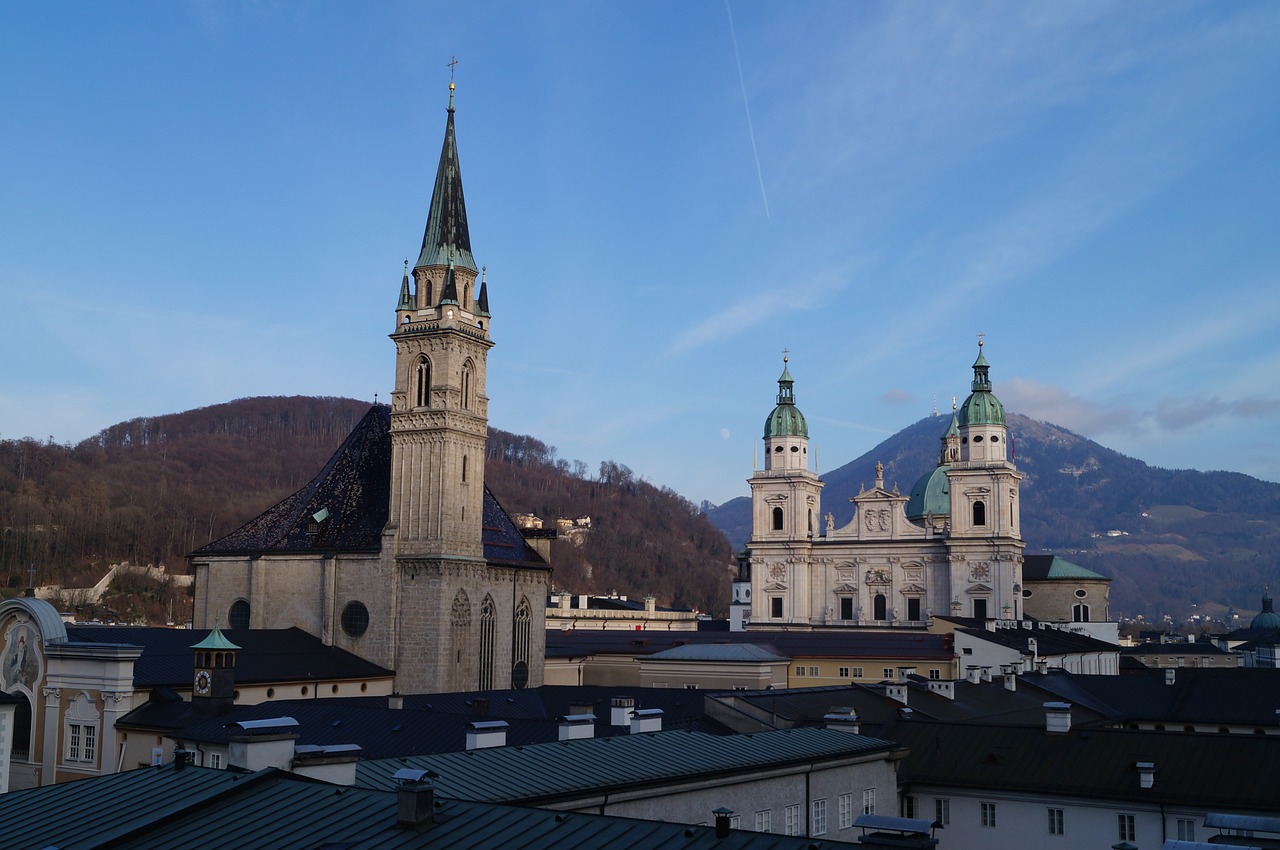 salzburg city old town free photo