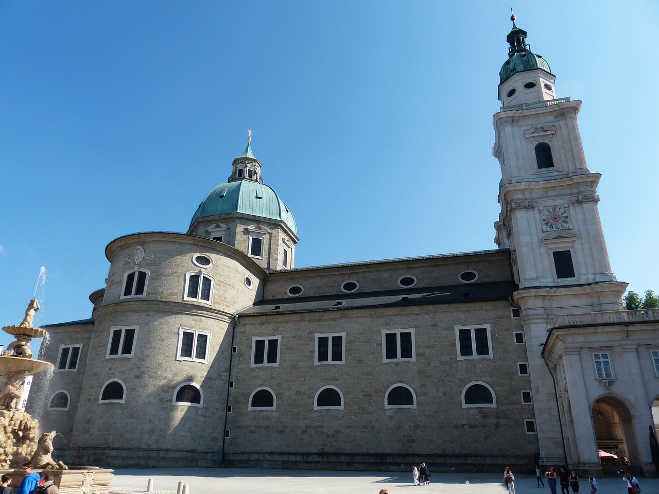 salzburg cathedral dom cathedral free photo