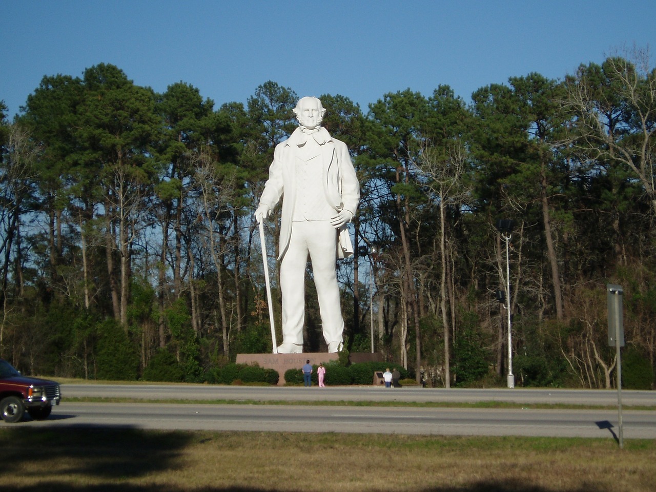 sam houston statue texas free photo