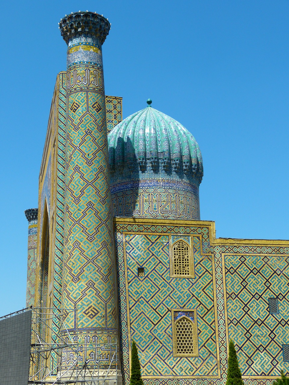 samarkand medrese uzbekistan free photo