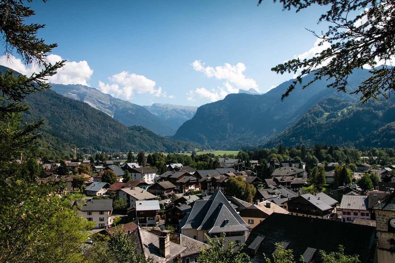 samoens france village free photo