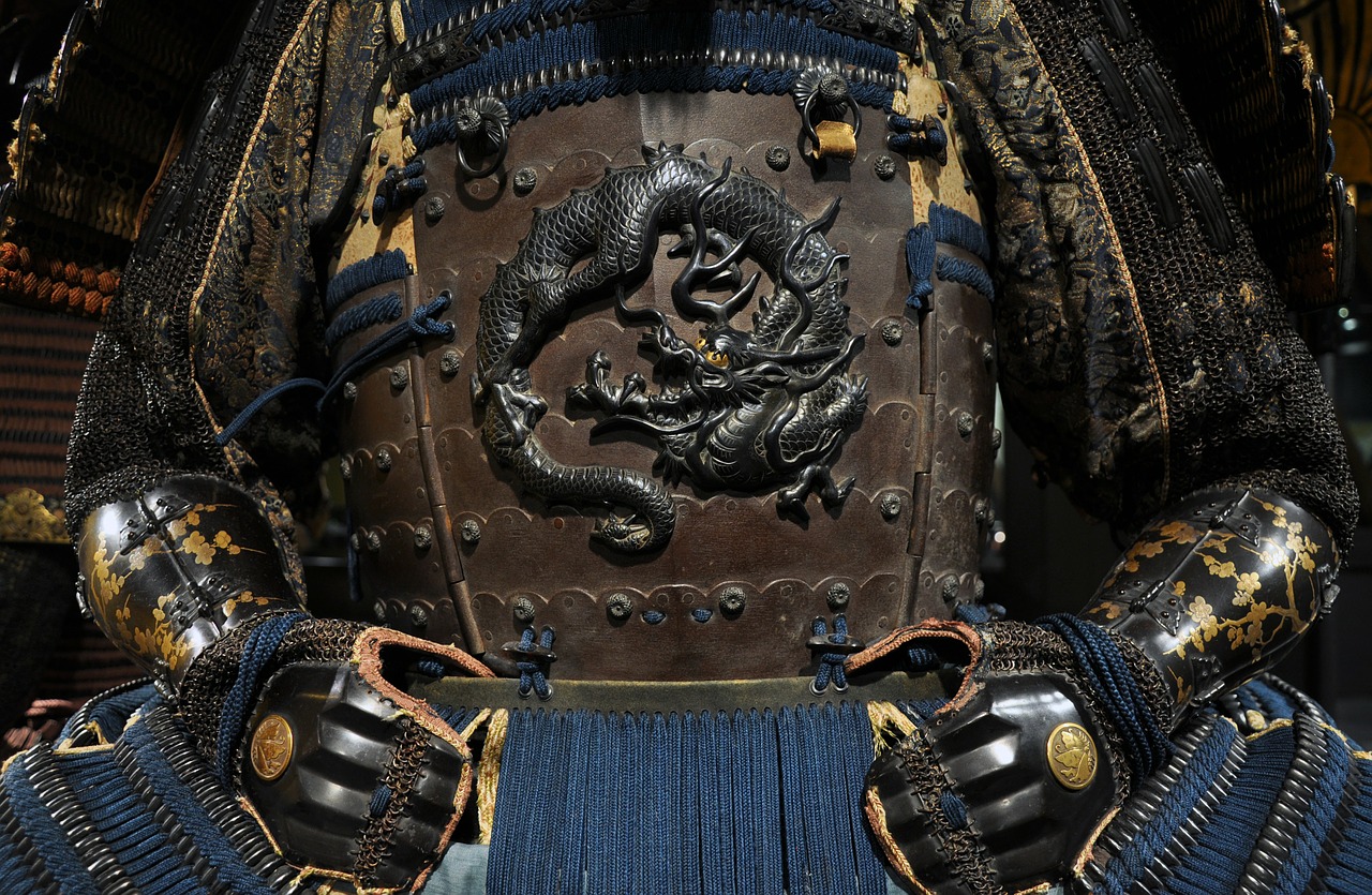 samurai fighter armor free photo