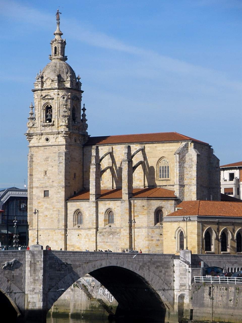 san anton church bilbao bridge free photo