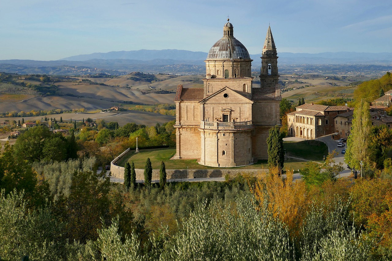 san biagio church tuscany free photo
