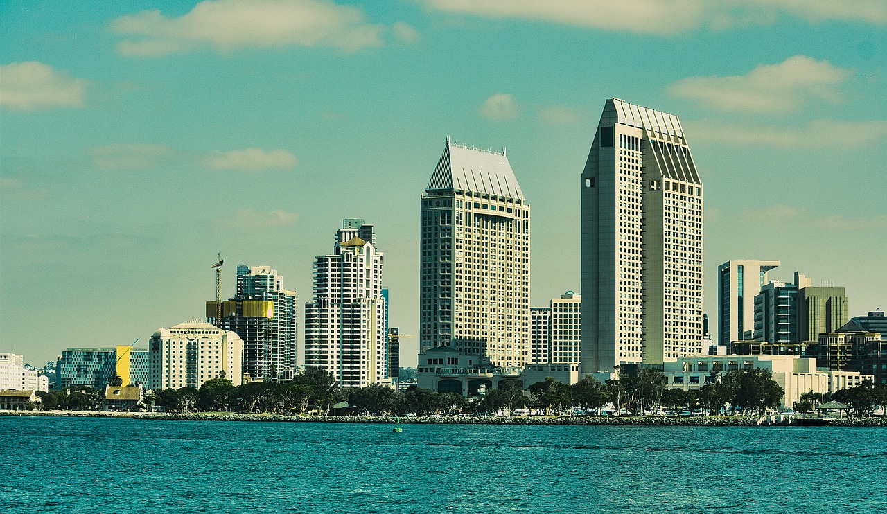 san diego city coastline free photo