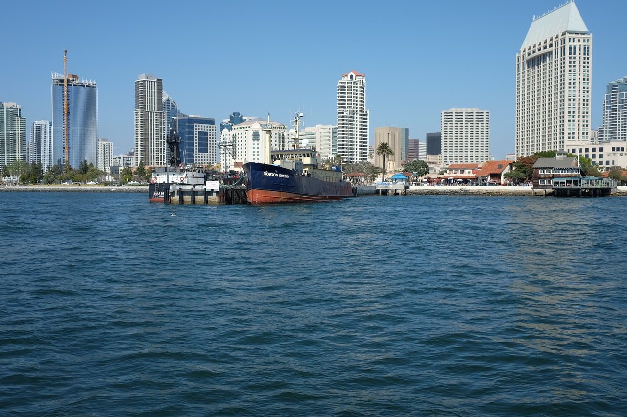 san diego downtown port free photo