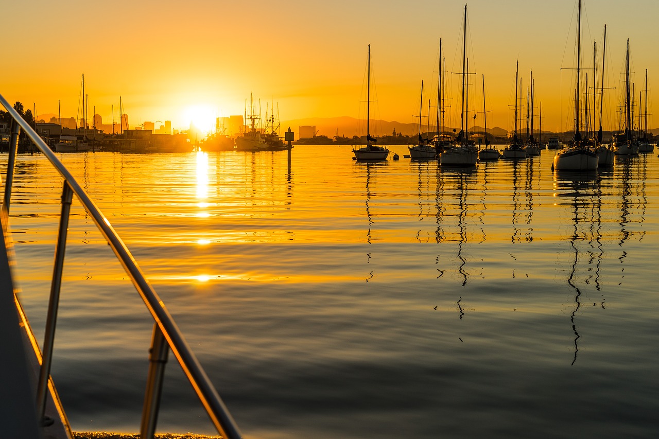 san diego sunrise morning free photo