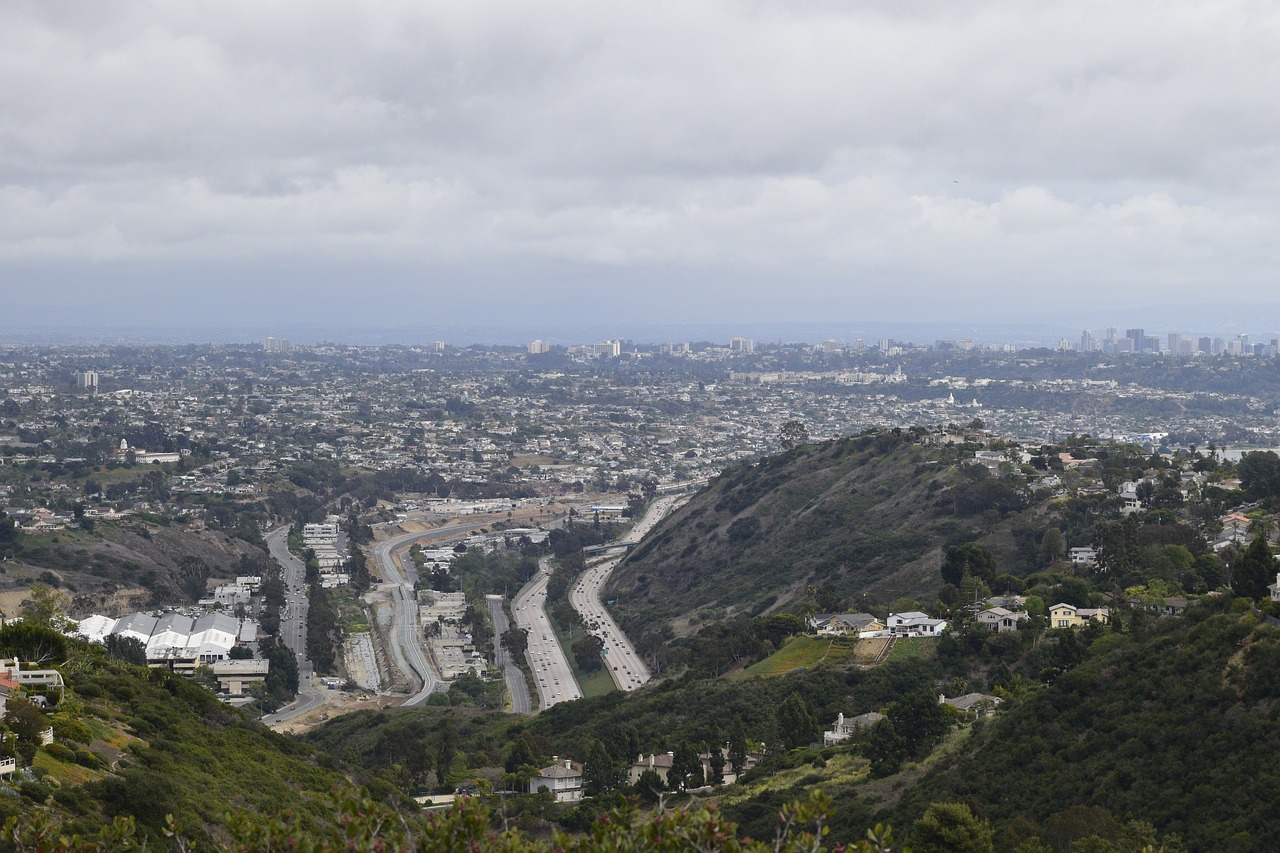 san diego  view from above  usa free photo