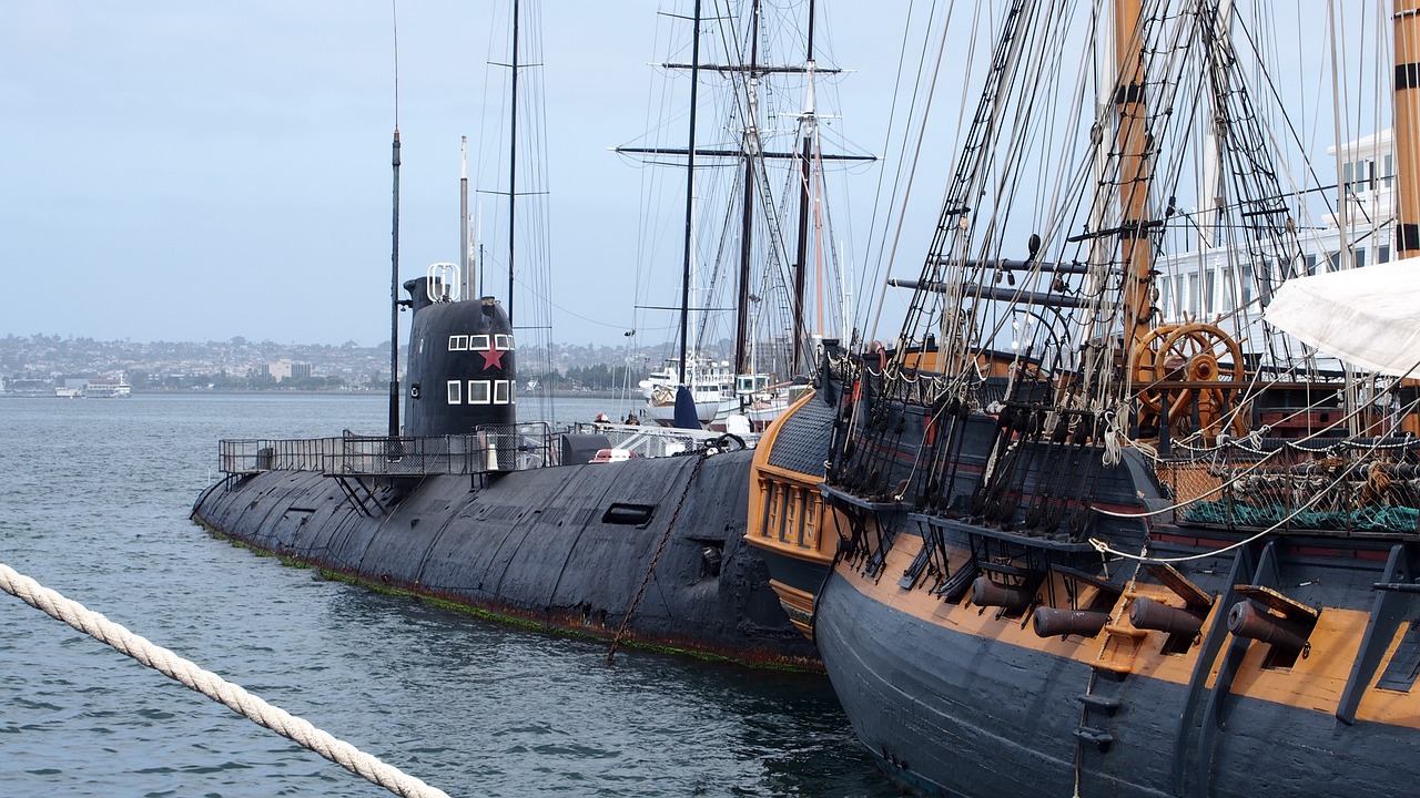 san diego submarine port free photo