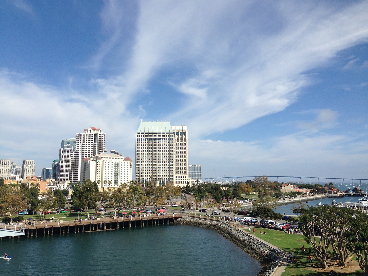 san diego harbor vacation travel free photo