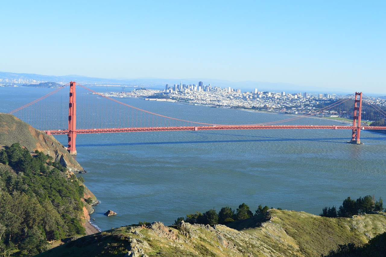 san francisco california bridge free photo