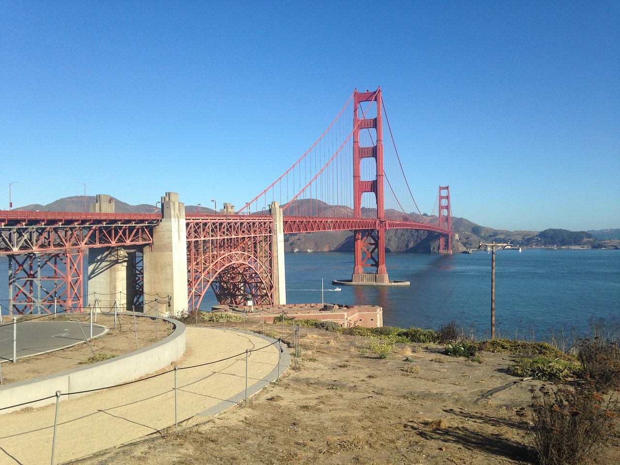 san francisco bridge golden gate free photo