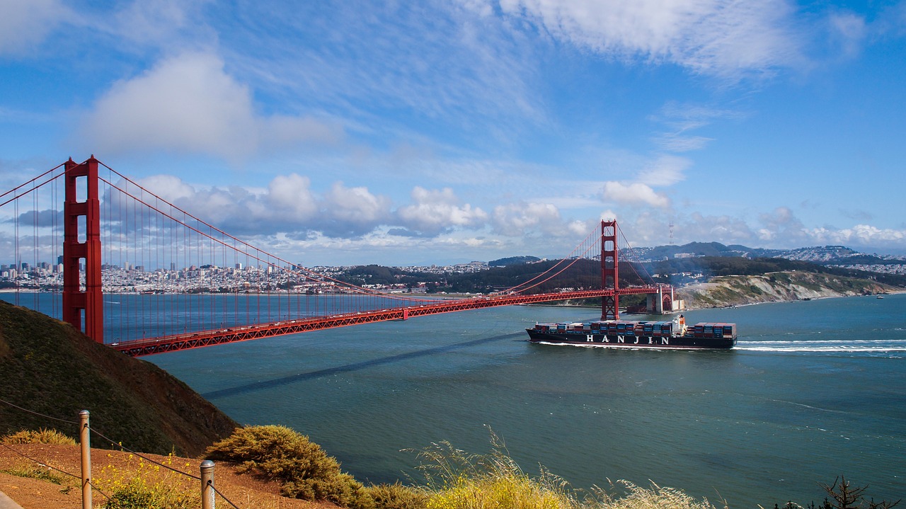 san francisco golden gate bridge tourism free photo