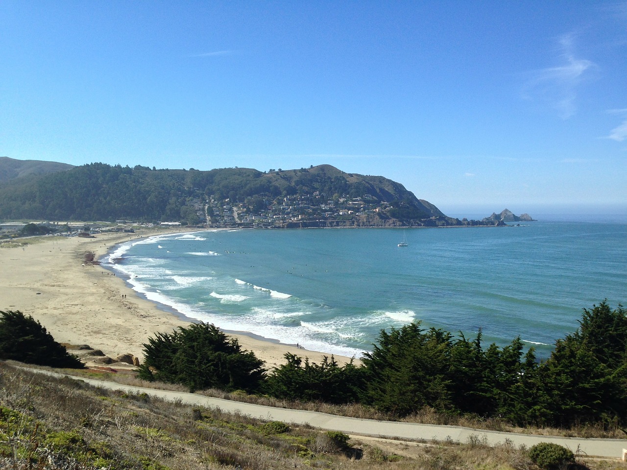 san francisco surf ocean free photo